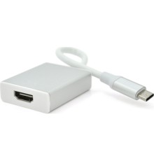 Перехідник USB-C to HDMI F 0.1m 4K silver Voltronic (YT-C-Type-C(M)/HDMI(F)S)