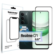 Скло захисне BeCover Realme C71 Black (713728)