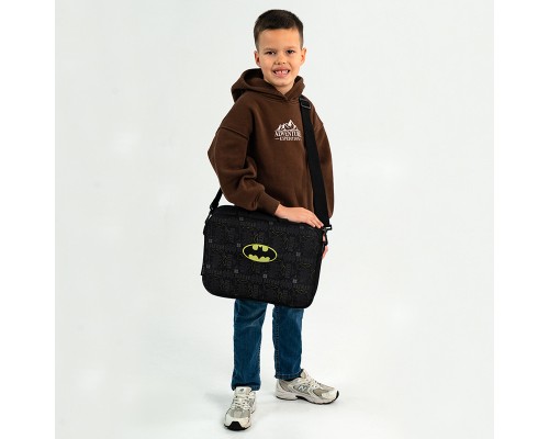 Сумка дитяча Kite 589 DC Batman A4, шкільна, текстильна (DC25-589)