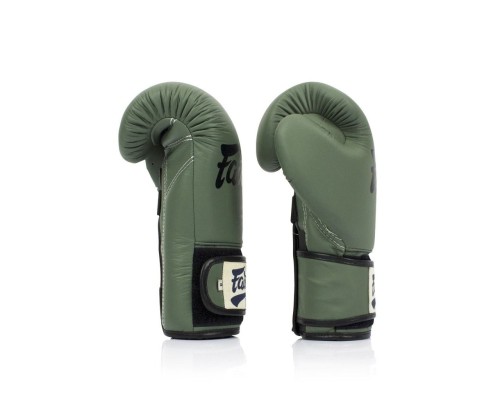 Боксерські рукавички Fairtex BGV11 Green 16 унцій (бинти в комплекті) (BGV11_16oz_Green)