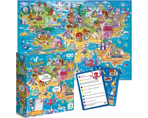 Пазл DoDo Вімельпазл Світ пінгвінів, 100 елементів (300670)