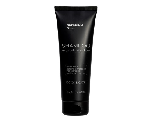 Шампунь для тварин Superium Сільвер універсальний з колоїдним сріблом для котів та собак 250 мл (9106)