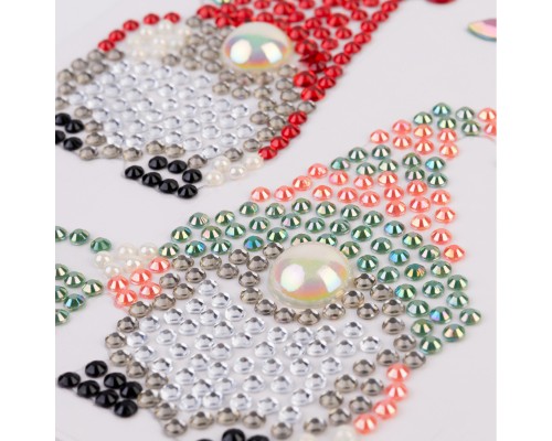 Набір для творчості Santi Гноми аплікація зі страз самоклеючих 10х12 см (743036)