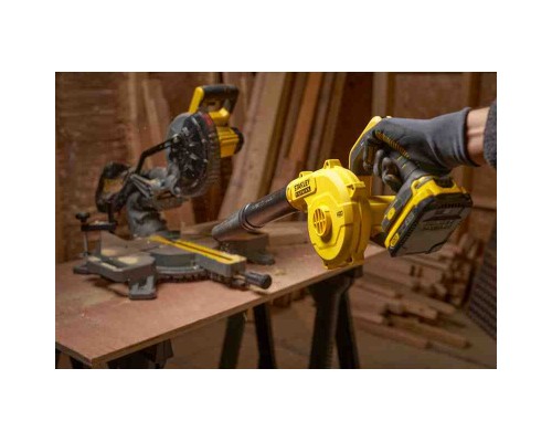 Повітродувка Stanley FATMAX V20, Li-Ion 18V, 80 м/с, (без АКБ та ЗП) (SFMCBL01B)