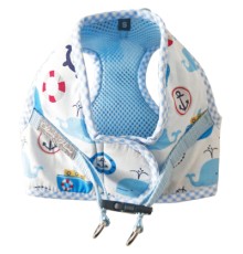 Шлея для собак Chloe's Home Florida marine XS синя (CLH2645)