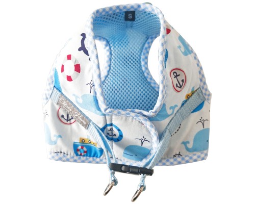 Шлея для собак Chloe's Home Florida marine XS синя (CLH2645)