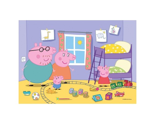 Пазл Clementoni 2 в 1 Peppa Pig, 2 по 20 елементів (24778)