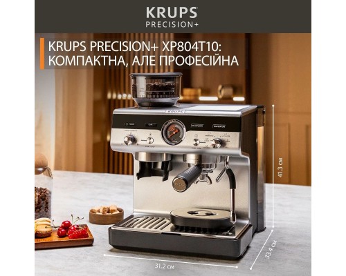 Ріжкова кавоварка еспресо Krups XP804T10