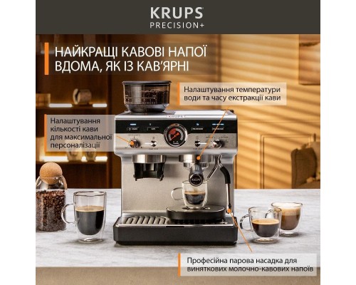 Ріжкова кавоварка еспресо Krups XP804T10