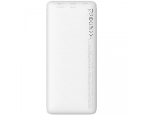 Батарея універсальна Baseus 10000mAh Airpow 20W, PD, QC, White (PPQD090002)