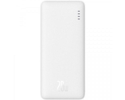 Батарея універсальна Baseus 10000mAh Airpow 20W, PD, QC, White (PPQD090002)