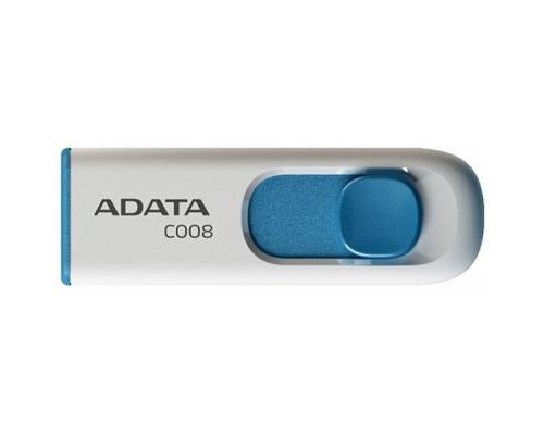 USB флеш накопичувач ADATA 32GB C008 White USB 2.0 (AC008-32G-RWE) 