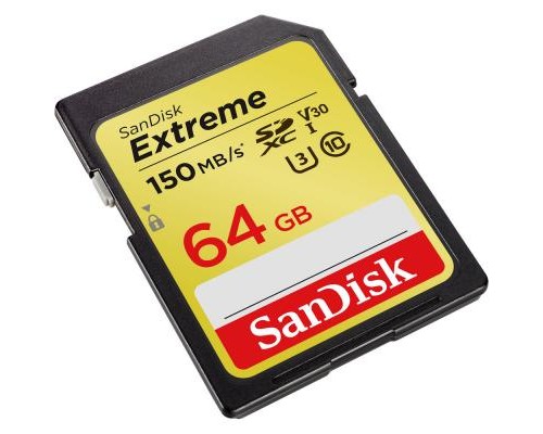 Карта пам'яті SanDisk 64GB SDXC class 10 UHS-I Extreme (SDSDXV6-064G-GNCIN)