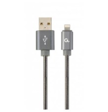 Дата кабель USB 2.0 AM to Lightning 1.0m Cablexpert (CC-USB2S-AMLM-1M-BG)