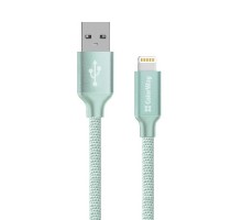 Дата кабель USB 2.0 AM to Lightning 2.0m mint ColorWay (CW-CBUL007-MT)