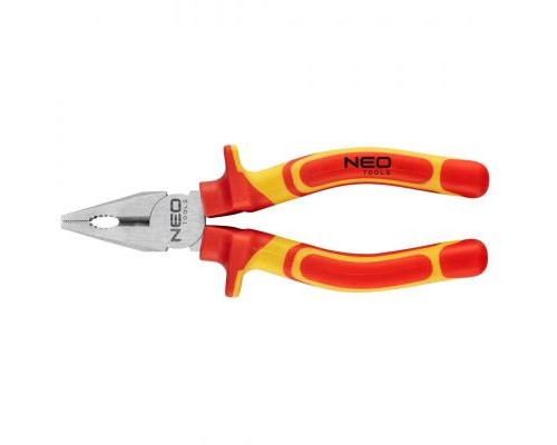 Плоскогубці Neo Tools комбіновані 160 мм, 1000 В, CrV, поліровані (01-220)