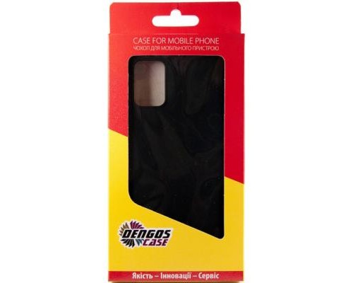 Чохол до мобільного телефона Dengos Carbon Samsung Galaxy A71, black (DG-TPU-CRBN-52) (DG-TPU-CRBN-52)