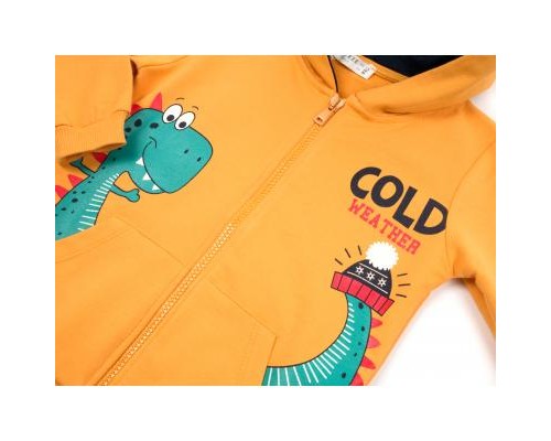 Спортивний костюм дитячий Breeze з динозавриком (13419-86B-yellow)