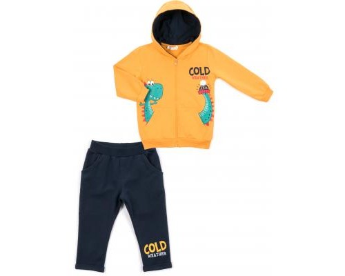 Спортивний костюм дитячий Breeze з динозавриком (13419-86B-yellow)