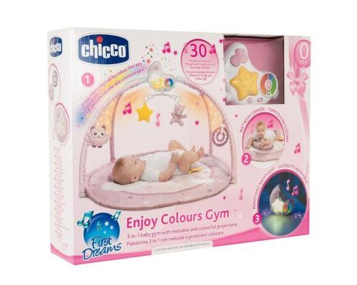 Дитячий килимок Chicco Enjoy Colours Gym pink (09866.10)