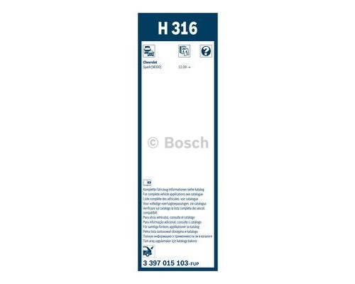 Щітка склоочисника Bosch 3 397 015 103
