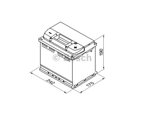 Акумулятор автомобільний Bosch 60А (0 092 S40 050)