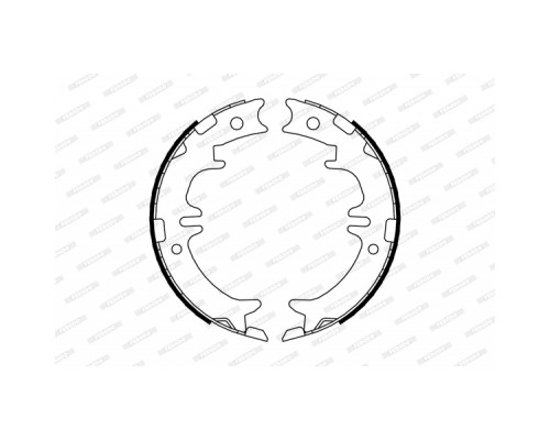 Гальмівні колодки FERODO FSB674