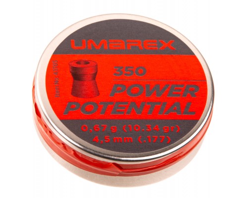 Пульки Umarex Power Potential 0,67 г 350 шт (4.1705)