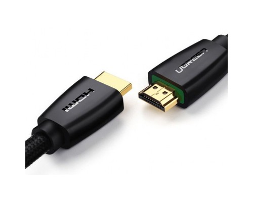 Кабель мультимедійний HDMI to HDMI 1.0m HD118 Nylon Braid (Black) Ugreen (40408)