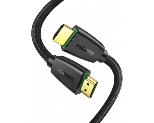 Кабель мультимедійний HDMI to HDMI 1.0m HD118 Nylon Braid (Black) Ugreen (40408)