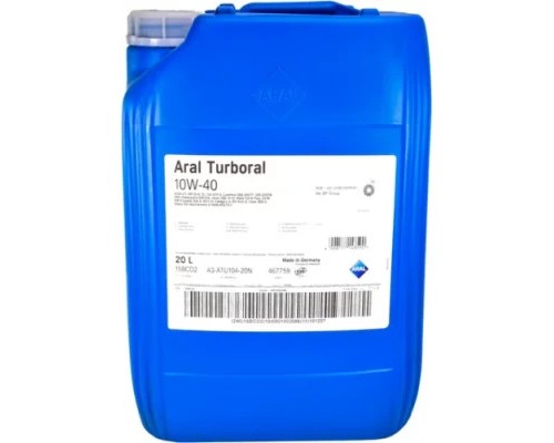 Моторна олива Aral Turboral 10W-40, 20 л (73208)
