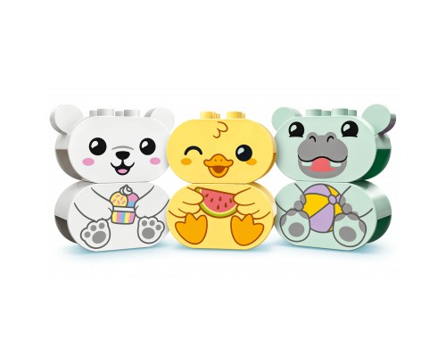 Конструктор LEGO DUPLO My First Веселе купання: Поїзд, що плаває, з тваринами (10965)