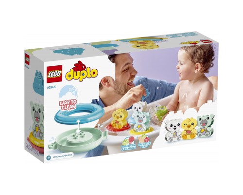 Конструктор LEGO DUPLO My First Веселе купання: Поїзд, що плаває, з тваринами (10965)