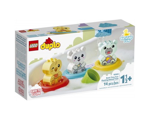 Конструктор LEGO DUPLO My First Веселе купання: Поїзд, що плаває, з тваринами (10965)
