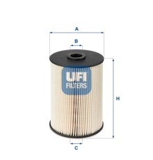 Фільтр паливний UFI 26.021.00