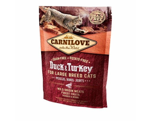 Сухий корм для кішок Carnilove Cat Large Breed 400 г (8595602512775)