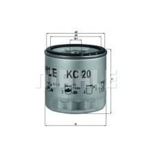 Фільтр паливний KOLBENSCHMIDT KC20