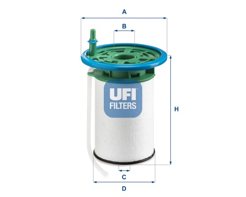Фільтр паливний UFI 26.053.00