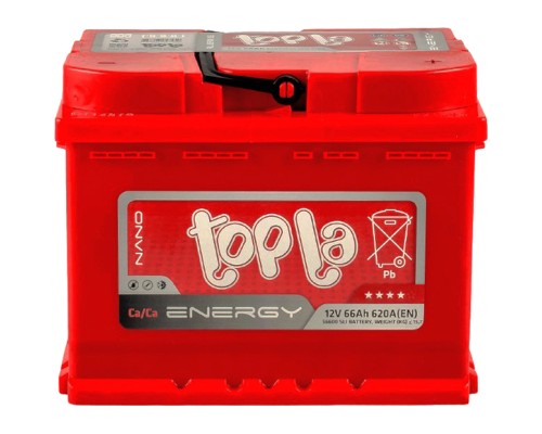Акумулятор автомобільний Topla 66 Ah/12V Energy Euro (108 066)