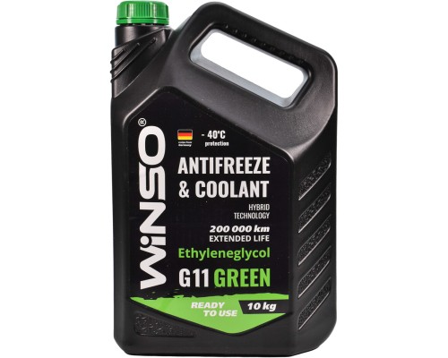 Антифриз WINSO COOLANT WINSO GREEN G11 10kg (881070) 