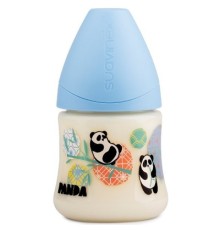 Пляшечка для годування Suavinex Історії панди 150 мл блакитна (303952)