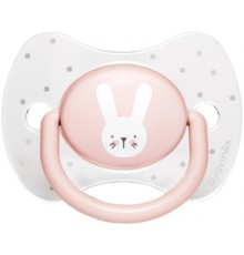 Пустушка Suavinex Hygge Затишні історії 0-6 міс. рожевий зайчик (306594)