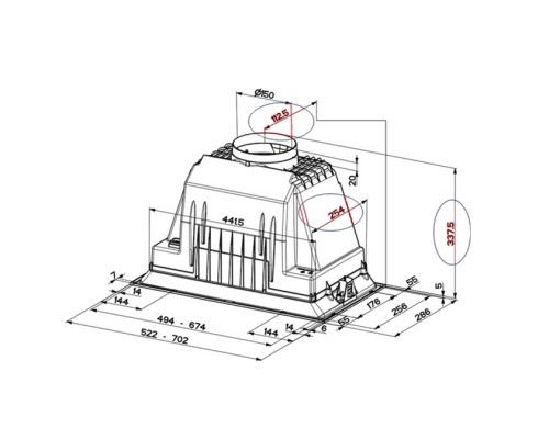 Витяжка кухонна Faber INKA SMART C LG A52