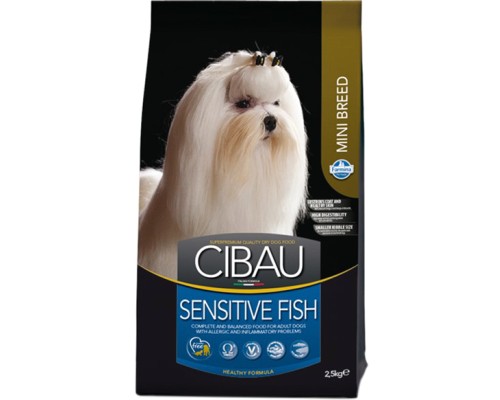 Сухий корм для собак Farmina Cibau Sensitive Adult Mini з рибою 2.5 кг (8010276030962)