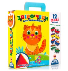 Розвиваюча іграшка Vladi Toys Гра з м'якою пірамідкою Звірочепи для найменших (укр) (VT2906-01)