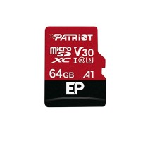 Карта пам'яті Patriot 64GB microSD class 10 UHS-I U3 V30 A1 (PEF64GEP31MCX) 