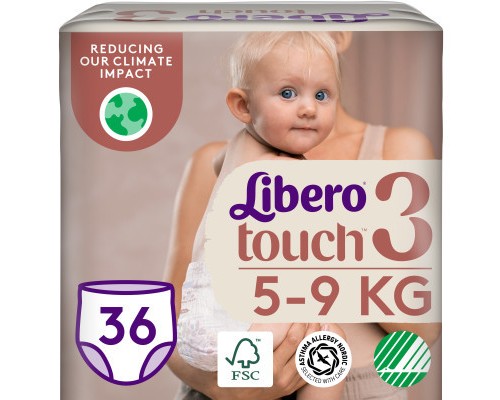 Підгузки Libero Touch Pants Розмір 3 (5-9 кг) 36 шт (7322541739472)