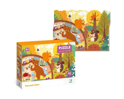 Пазл DoDo Прибирання в лісі, 60 елементів (300413)