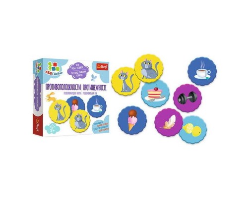 Настільна гра Trefl АБВГДейка. Протилежності (02158)