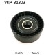 Ролик натягувача ременя SKF VKM 31303